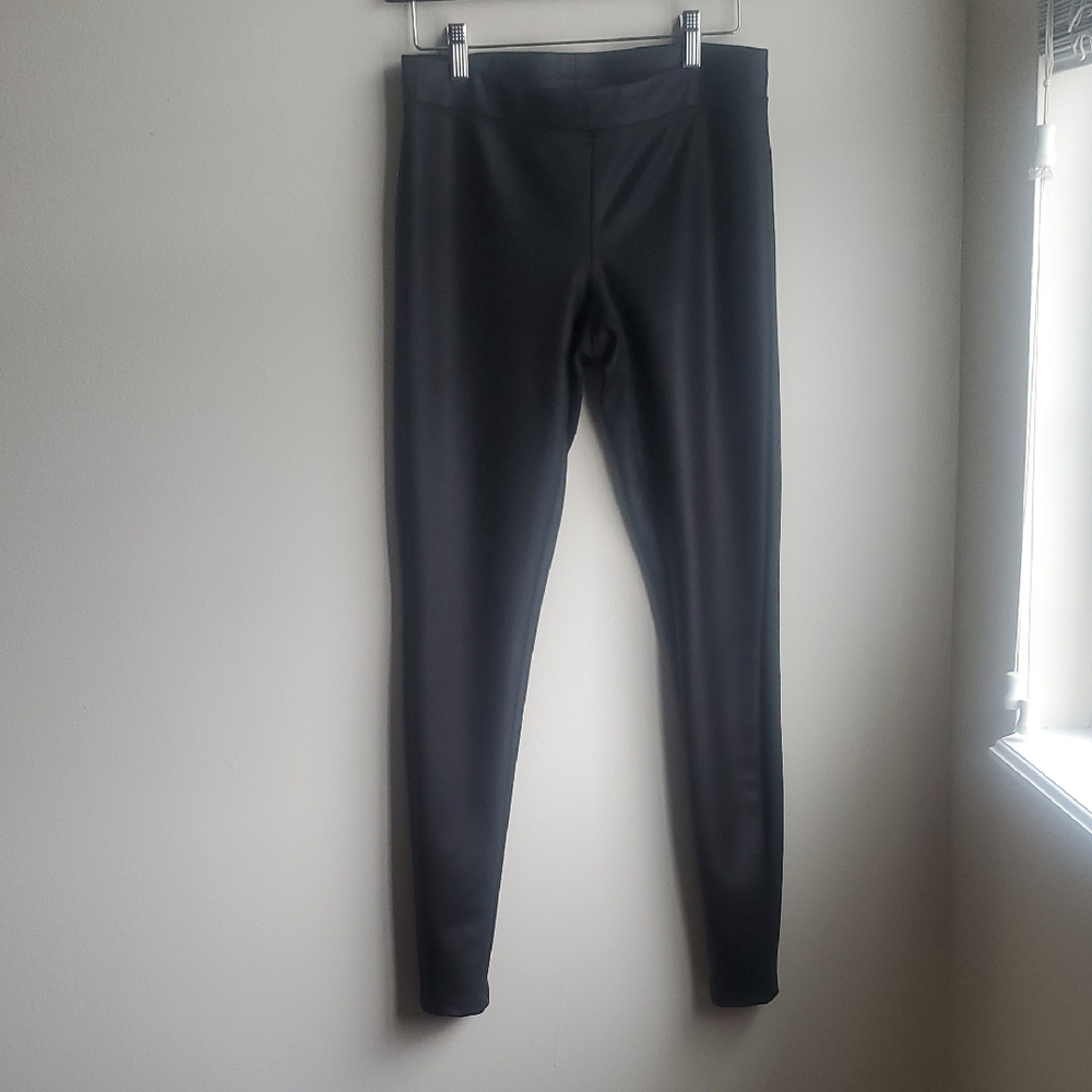 Express Black Faux Leather Leggings